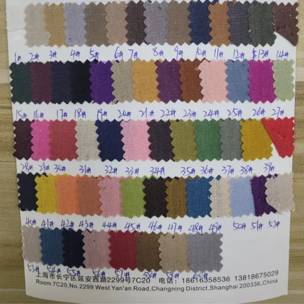 Linen-Cotton Slub Plain