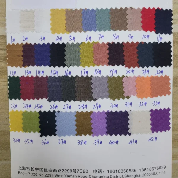 Cotton-Tencel Linen Slub Plain