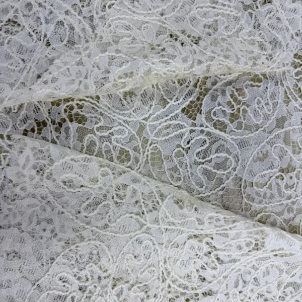 Intricate Guipure-style Embroidery