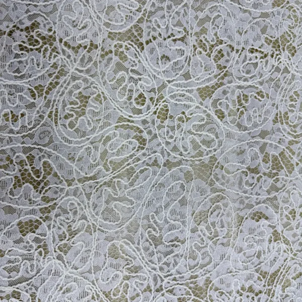 Intricate Guipure-style Embroidery