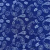 Heritage Indigo Paisley Denim Jacquard