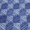 Brushstroke Check Jacquard Denim