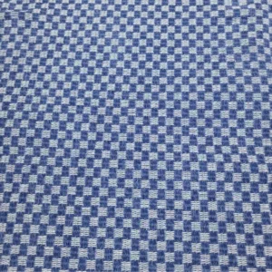 Checkerboard Jacquard Denim