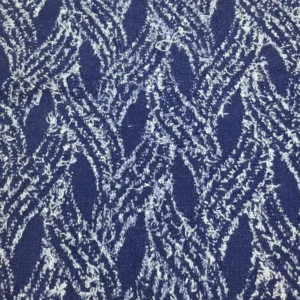 Flame Wave Jacquard Denim