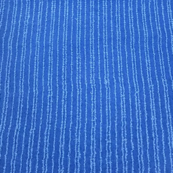 Raindrop Stripe Jacquard Denim