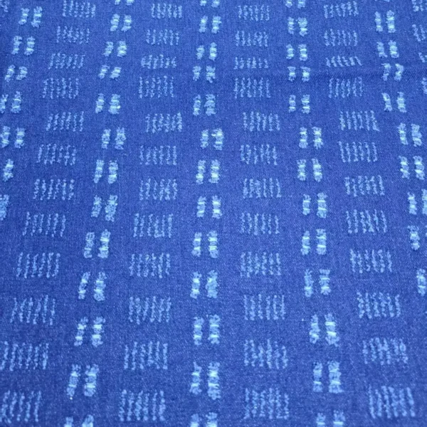 Morse Stripe Jacquard Denim