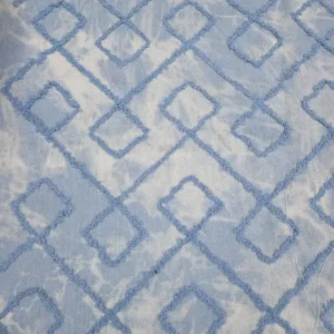 Geometric Diamond Jacquard Denim