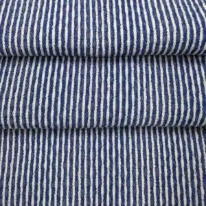 Hickory Stripe Jacquard Denim