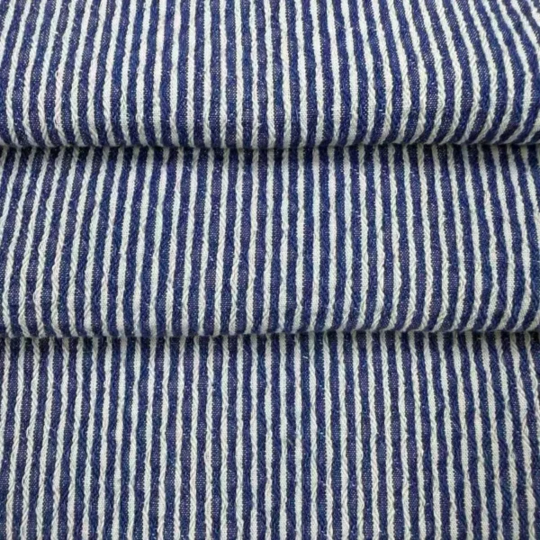 Hickory Stripe Jacquard Denim