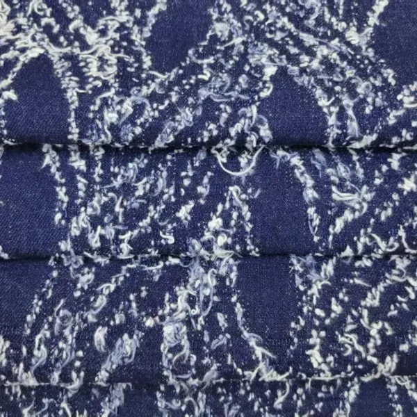 Flame Wave Jacquard Denim