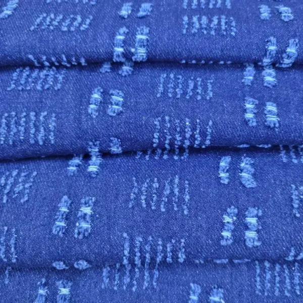 Morse Stripe Jacquard Denim