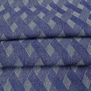 Basketweave Jacquard Denim