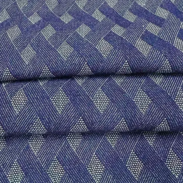 Basketweave Jacquard Denim