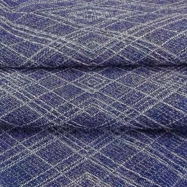 Diamond Geometric Jacquard Denim