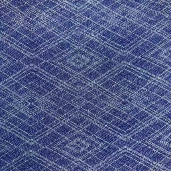 Diamond Geometric Jacquard Denim