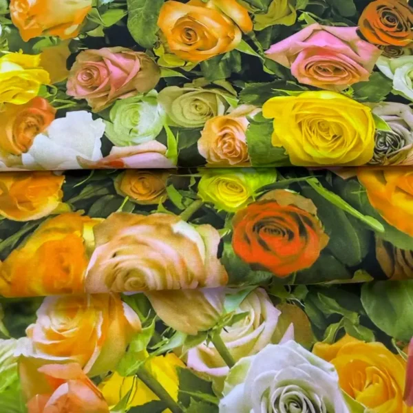 Vivid Flora 3D Digital Print