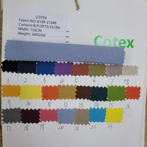 Rayon Recycled Poly Fine Pique Stretch Knit