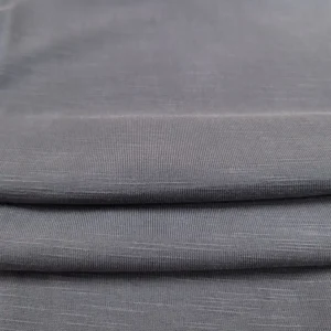 Modal Polyester Slub Jersey
